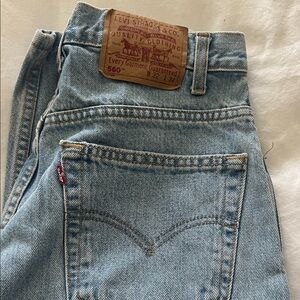 Levi's Light Blue Denim 560 Relaxed Fit Jeans